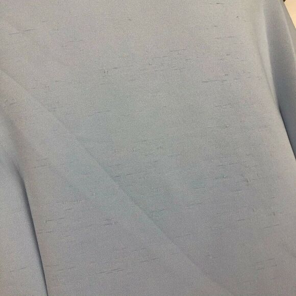 T Tahari Midi Dress Size 14 Blue Sleeveless Minimalist Criss Cross Back STAINS - Picture 6 of 6